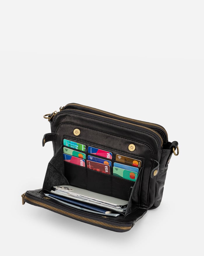 Jovie - Elegant Trelagers Crossbody-väska