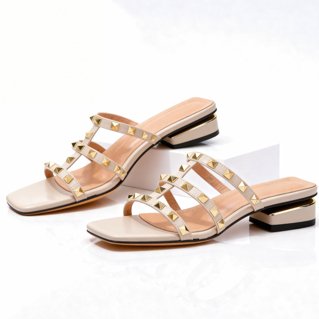 Colette™ | Guldnitad Sandal