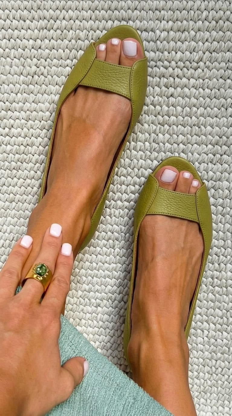 Adelina | Chic Komfort Gyllene Sandaler