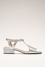 Serena | Silverfärgade Sommarsandaler