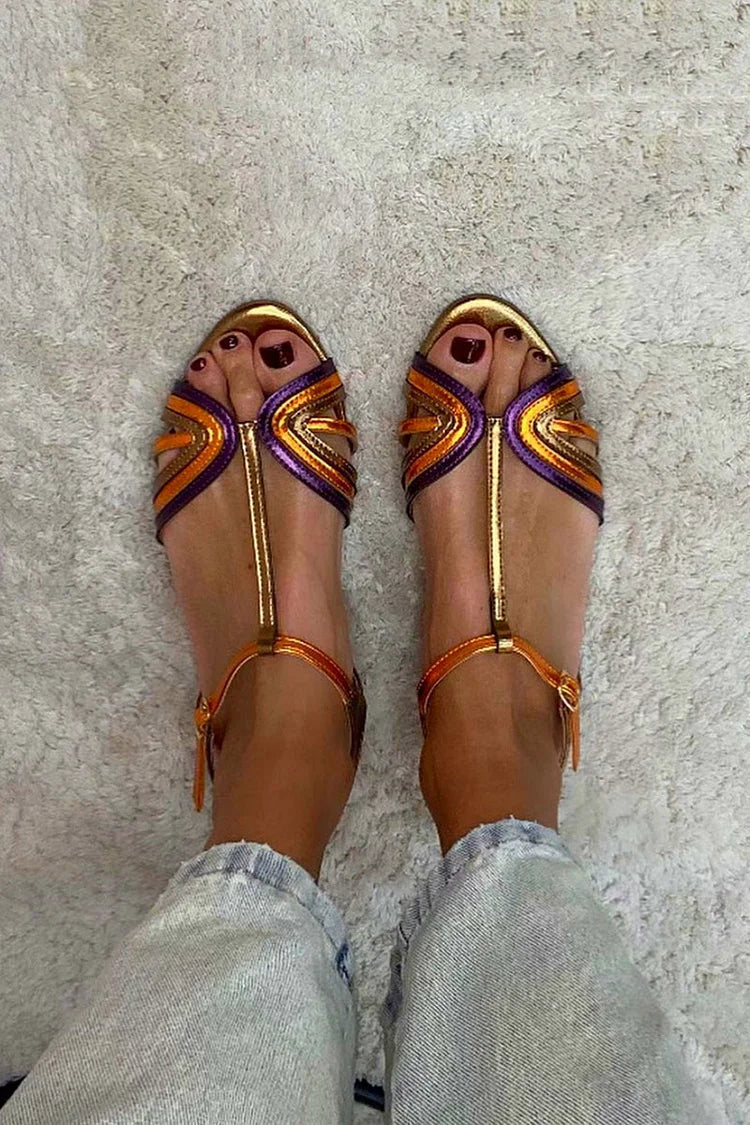 Viviana | Medelhavsfärgade Sandaler