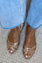 Serafina | Vävda Naturliga Sandaler