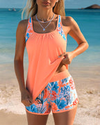 Poppy | Blommönstrad Tankini