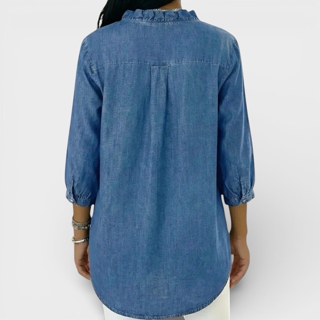 Heather | Elegant Volangad Blus