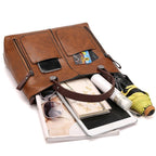 Winslet - Ikonisk Retro PU-läder Crossbody Handväska