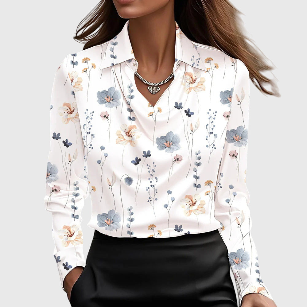 Zoe | Elegant Satängblus