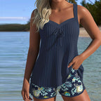Alice | Blommönstrad Tvådelad Strandtankini