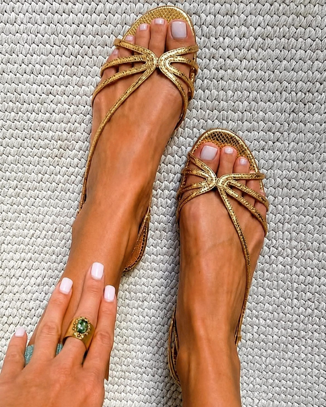 Ginevra | Gyllene Sandaler Sommarelegans