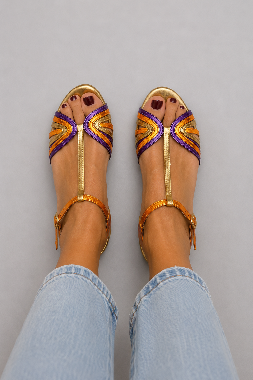 Viviana | Medelhavsfärgade Sandaler
