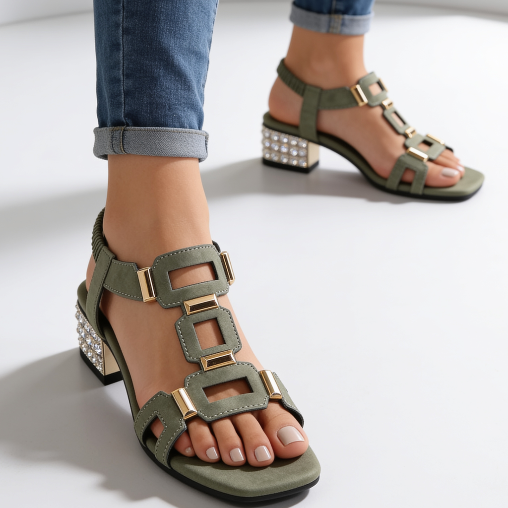 Odette™ Kristallklack Sandaler