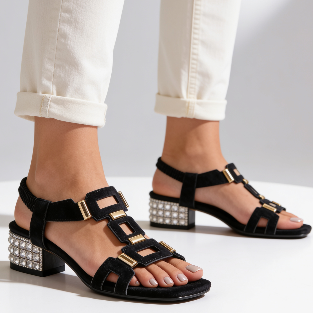 Odette™ Kristallklack Sandaler