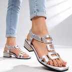 Odette™ Kristallklack Sandaler