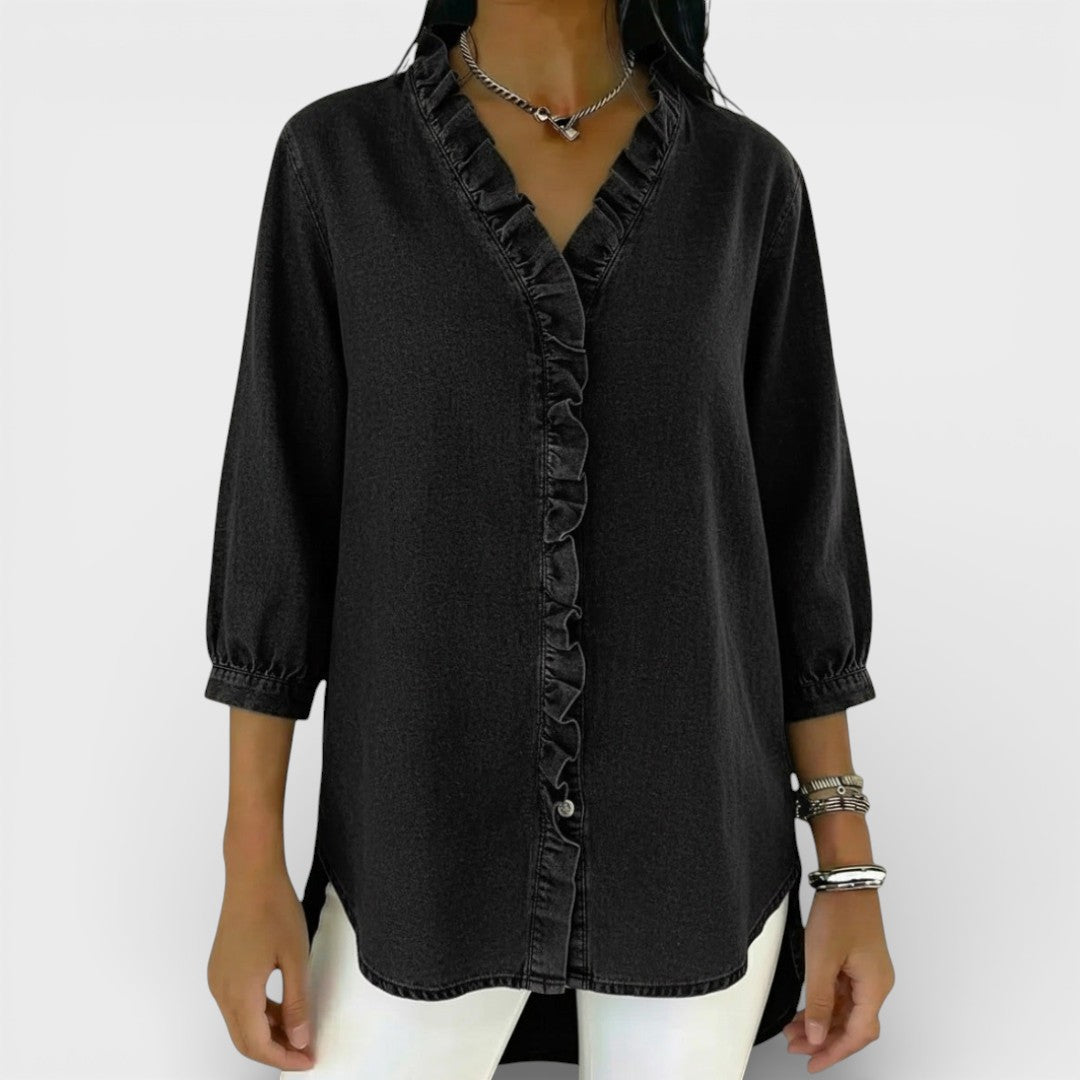 Heather | Elegant Volangad Blus