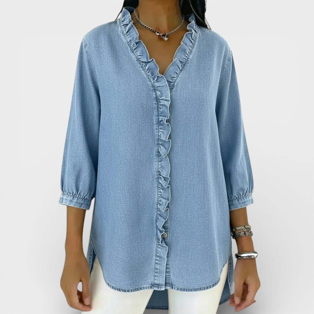 Heather | Elegant Volangad Blus