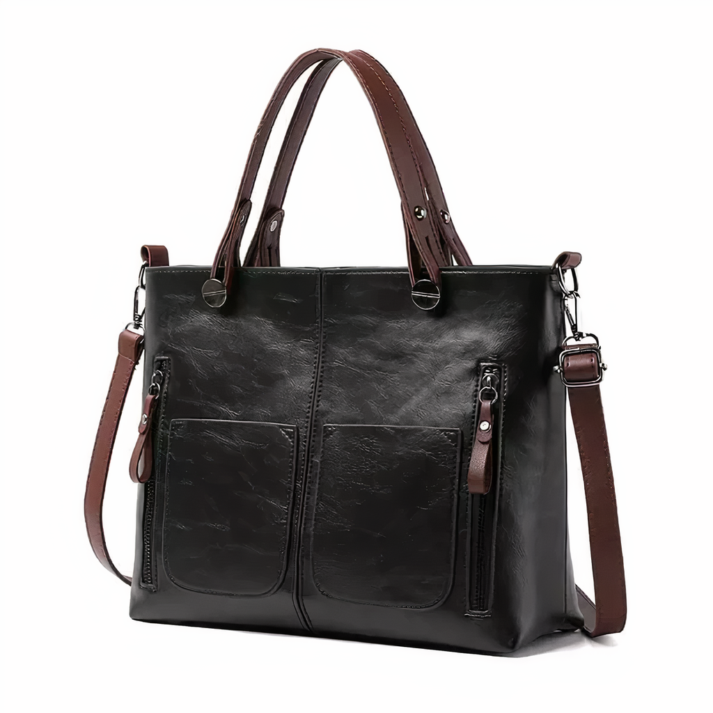 Winslet - Ikonisk Retro PU-läder Crossbody Handväska