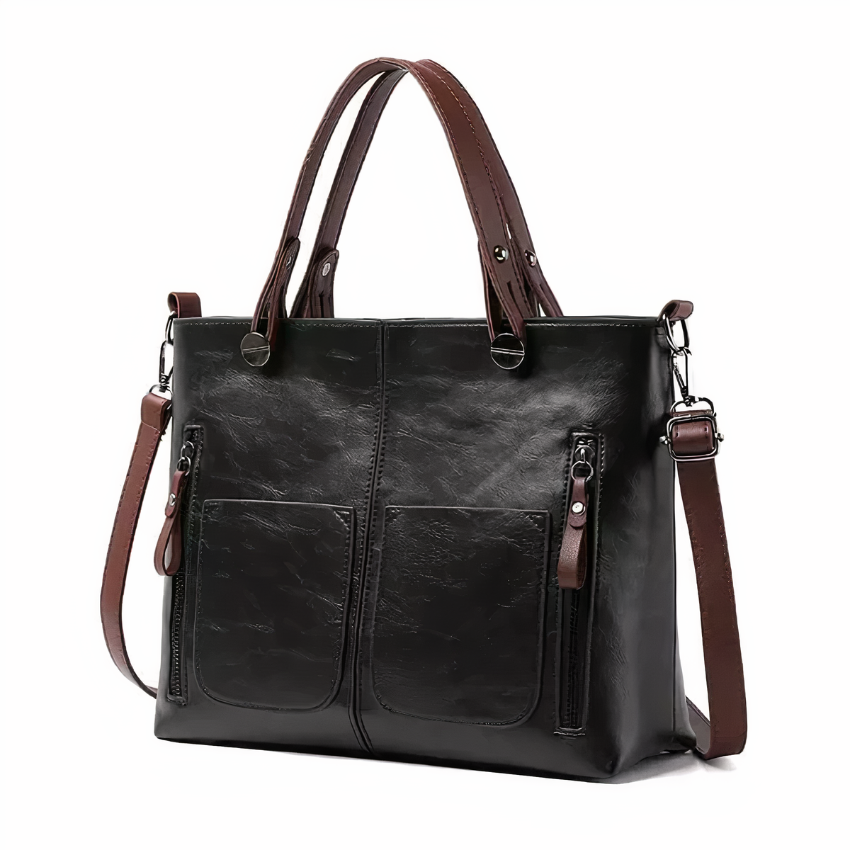 Winslet - Ikonisk Retro PU-läder Crossbody Handväska