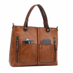Winslet - Ikonisk Retro PU-läder Crossbody Handväska