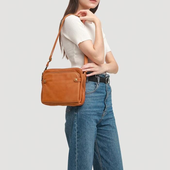 Jovie - Elegant Trelagers Crossbody-väska