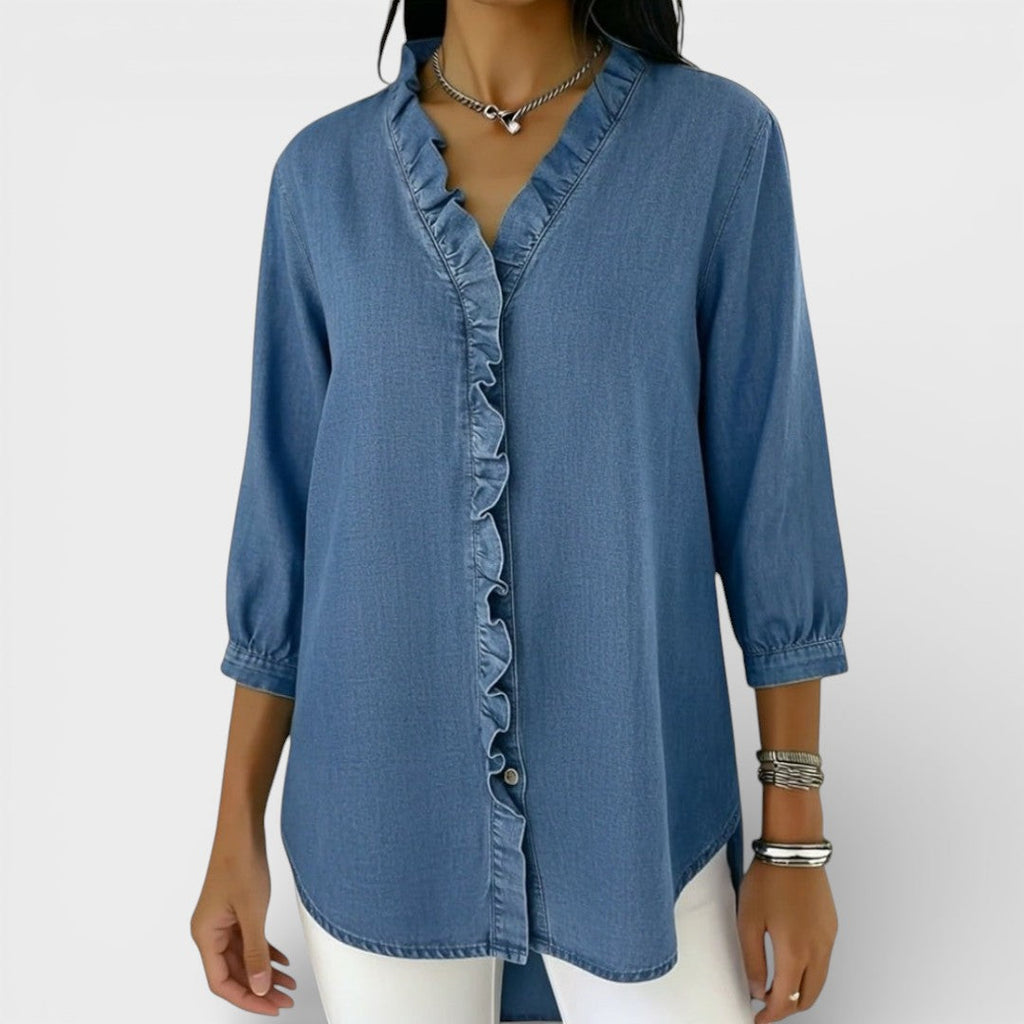 Heather | Elegant Volangad Blus