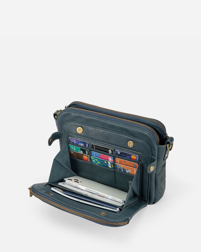 Jovie - Elegant Trelagers Crossbody-väska