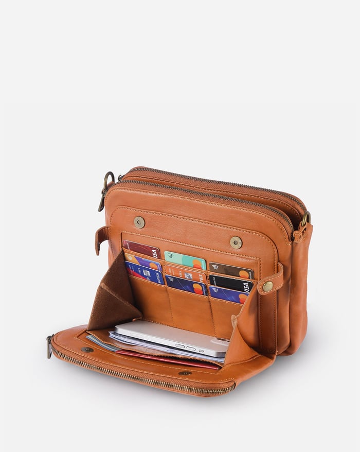 Jovie - Elegant Trelagers Crossbody-väska