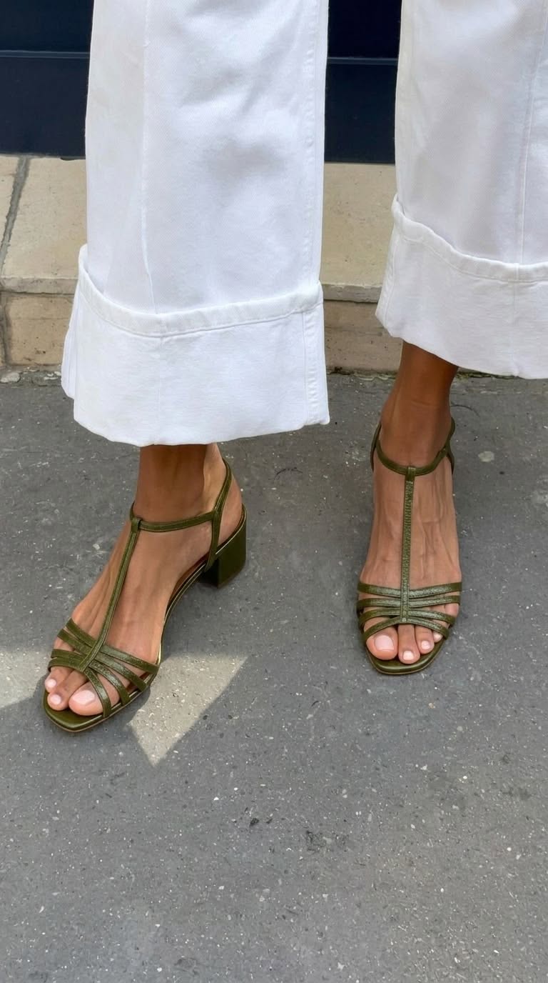 Allegra | Gyllene Sandaler Vardagselegans